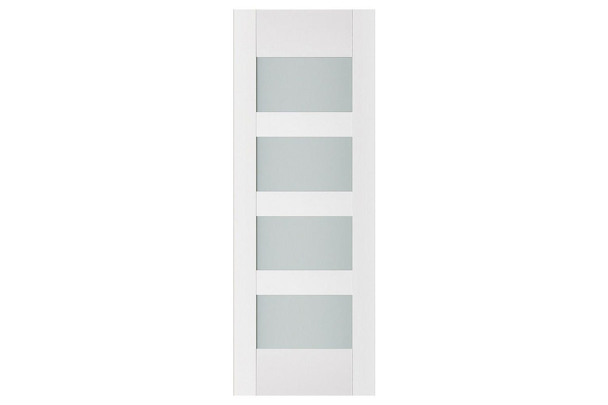 Nova Triplex 035 Soft White Laminated Modern Interior Door | ByPass ...