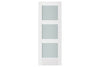 Nova Triplex 058 Soft White Laminated Modern Interior Door | ByPass Door | Buy Doors Online