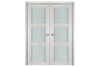 Nova 3 Lite White Wenge Wood Laminated Modern Interior Door | Buy Doors Online