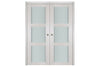 Nova 3 Lite White Wenge Wood Laminated Modern Interior Door | Buy Doors Online