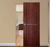 Nova Italia Stile 1H Prestige Brown Laminate Interior Door | Magic Door | Buy Doors Online