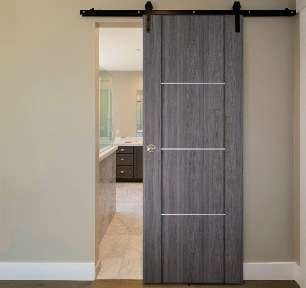 Nova Italia Stile 3H Swiss Elm Laminate Interior Door | Barn Door