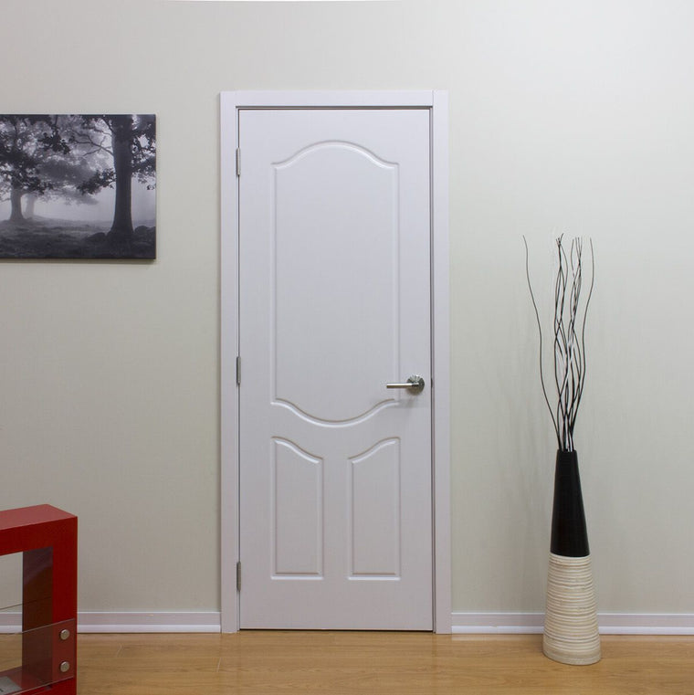 Nova M42 White Ash Laminated Traditional Interior Door