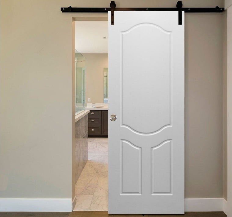 Nova M42 White Ash Laminated Traditional Interior Door | Barn Door