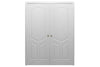 Nova M42 White Ash Laminated Traditional Interior Door | Buy Doors Online