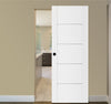 Nova Stile 007 Soft White Laminated Modern Interior Door | Magic Door | Buy Doors Online