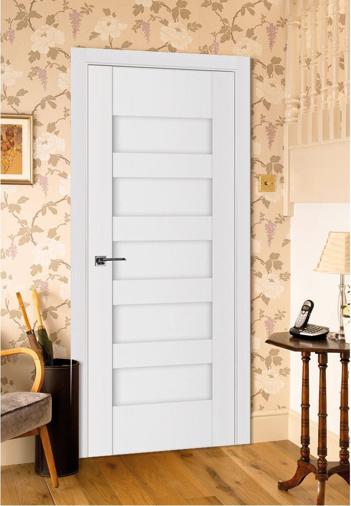 Nova Stile 040 Soft White Laminated Modern Interior Door