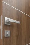 OPTIMA 2H PECAN NUTWOOD FRAMELESS BELLDINNI MODERN INTERIOR DOOR | Buy Doors Online