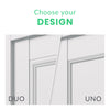 Oxford Uno 07 2R Snow White Frameless Belldinni Modern Interior Door | Buy Doors Online