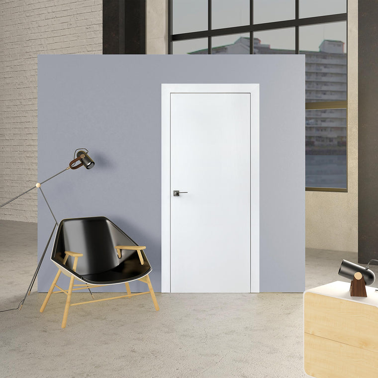 Palladio Bianco Noble Frameless Belldinni Modern Interior Door