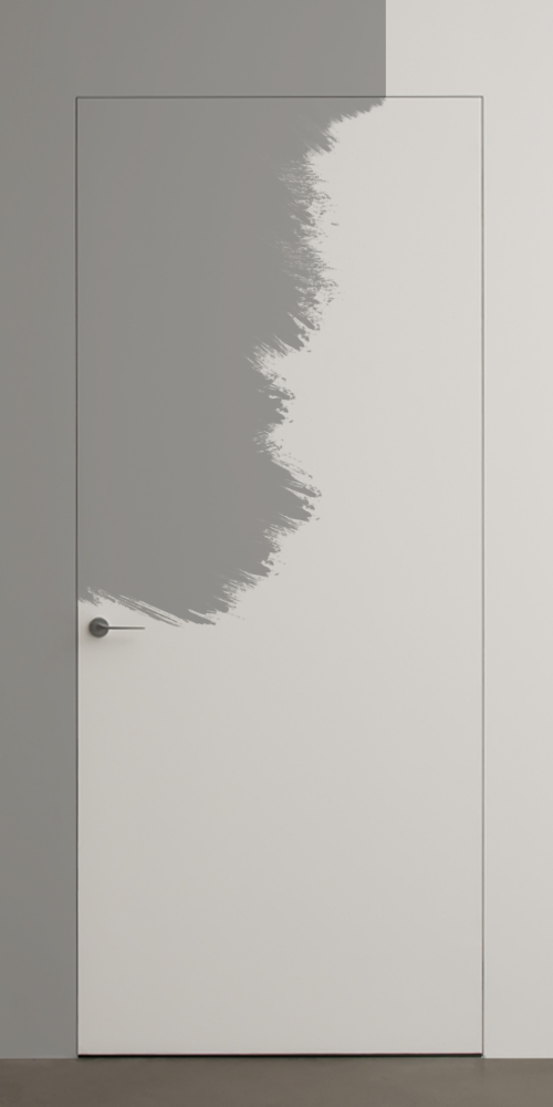 Primed Door Example For Coloring In Grey Frameless Belldinni Modern Door