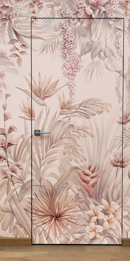 Primed Door Example For Wallpapering 3 Frameless Belldinni Modern Interior Door