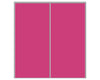 Nova Sliding Closet Doors - Style 01 | Glass Door | Pink | Buy Doors Online