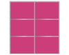 Nova Sliding Closet Doors - Style 03 | Glass Door | Pink | Buy Doors Online