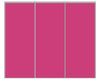 Nova Sliding Closet Doors - Style 01 | Glass Door | Pink | Buy Doors Online