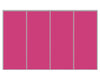 Nova Sliding Closet Doors - Style 01 | Glass Door | Pink | Buy Doors Online