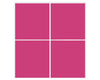 Nova Sliding Closet Doors - Style 02 | Glass Door | Pink | Buy Doors Online