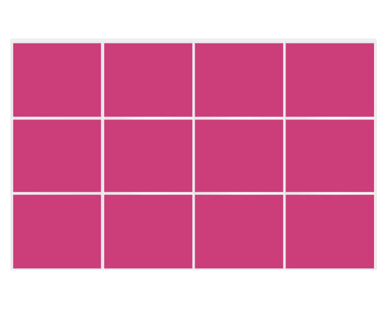 Nova Sliding Closet Doors - Style 03 | Glass Door | Pink