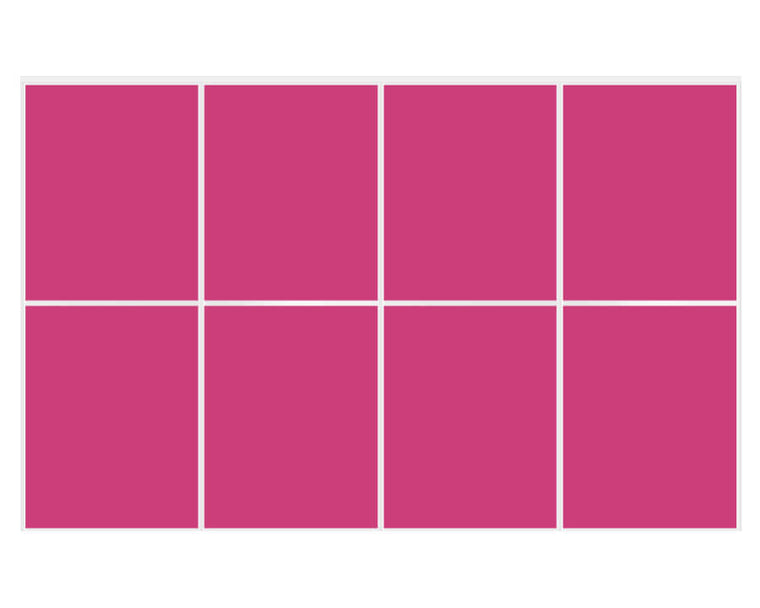 Nova Sliding Closet Doors - Style 02 | Glass Door | Pink
