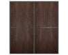 Nova Sliding Closet Doors - Style 02 | Panel Door | Prestige Brown | Buy Doors Online