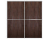 Nova Sliding Closet Doors - Style 02 | Panel Door | Prestige Brown | Buy Doors Online