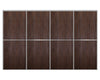 Nova Sliding Closet Doors - Style 02 | Panel Door | Prestige Brown | Buy Doors Online