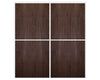 Nova Sliding Closet Doors - Style 02 | Panel Door | Prestige Brown | Buy Doors Online