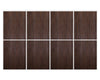 Nova Sliding Closet Doors - Style 02 | Panel Door | Prestige Brown | Buy Doors Online