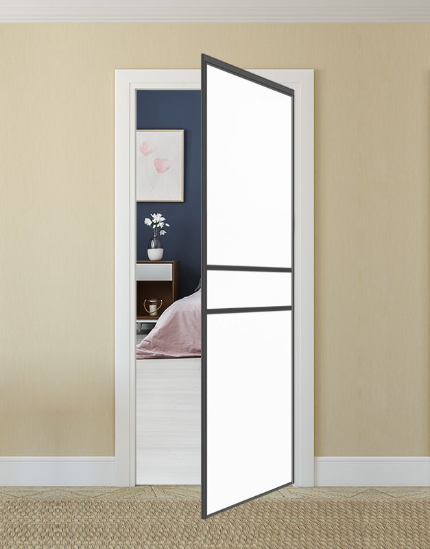 Nova Pivot Closet Doors - Style 07 | Panel Door | Swing Door | Pure White