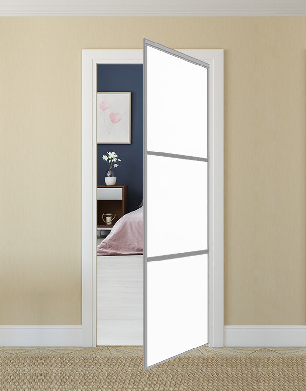 Nova Pivot Closet Doors - Style 03 | Panel Door | Swing Door | Pure White