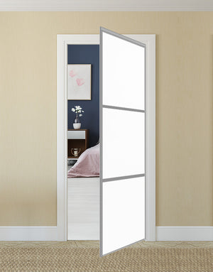 Nova Pivot Closet Doors - Style 03 | Panel Door | Swing Door | Pure White | Buy Doors Online