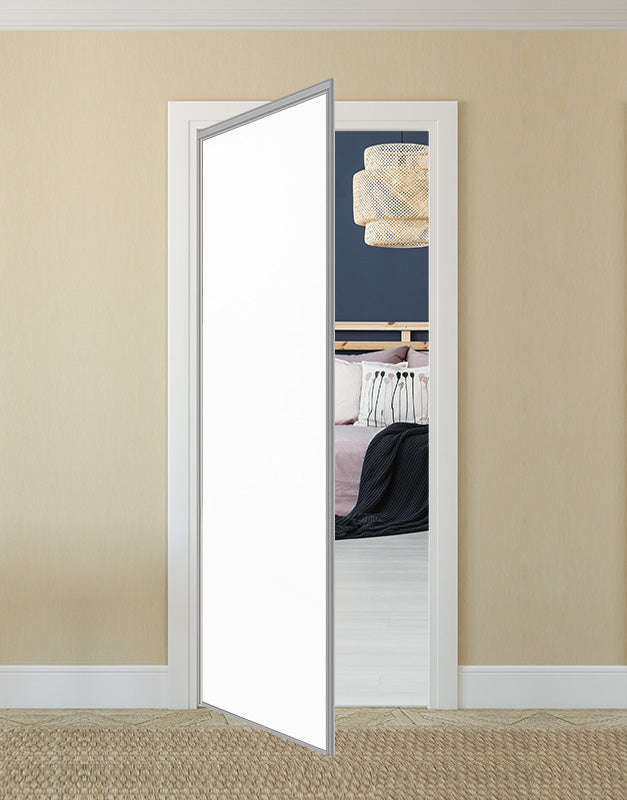 Nova Pivot Closet Doors - Style 01 | Panel Door | Swing Door | Pure White