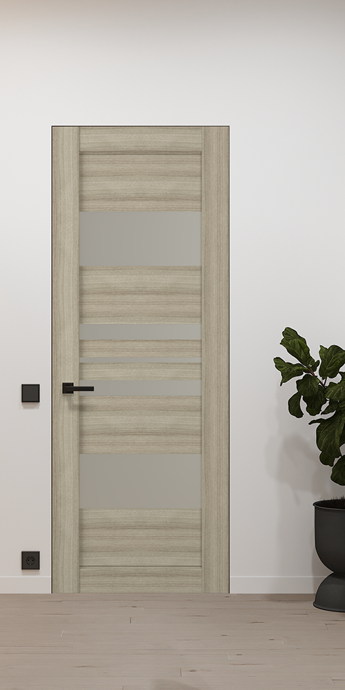 Romi Vetro Shambor Frameless Belldinni Modern Interior Door