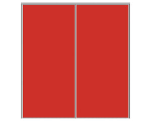 Nova Sliding Closet Doors - Style 01 | Glass Door | Light Red | Buy Doors Online