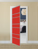 Nova Pivot Closet Doors - Style 09 | Glass Door | Swing Door | Light Red | Buy Doors Online