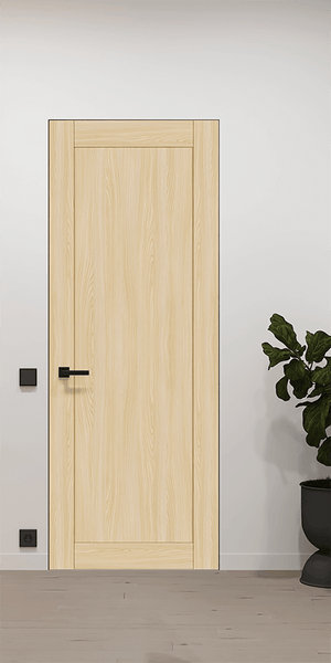 Shaker 1 Panel Loire Ash Frameless Belldinni Modern Interior Door | Buy Doors Online