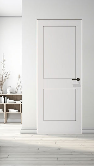 Shaker 2 Panel Primed Belldinni Modern Interior Door|  Buy Doors Online