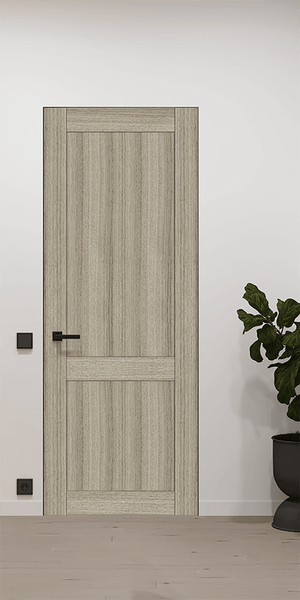 Shaker 2 Panel Shambor Frameless Belldinni Modern Interior Door  | Buy Doors Online