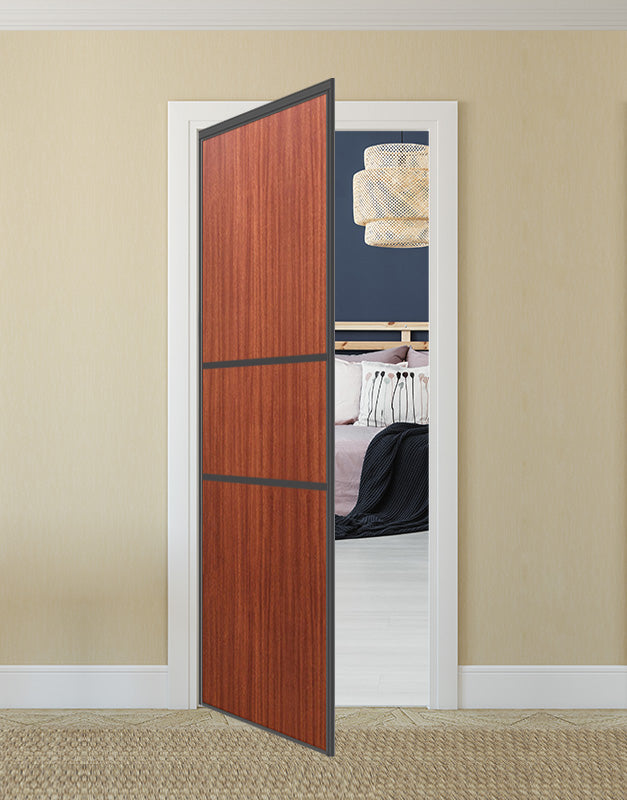 Nova Pivot Closet Doors Style 06 Panel Door Swing Door Sapele