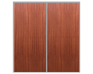 Nova Sliding Closet Doors - Style 01 | Panel Door | Sapele | Buy Doors Online