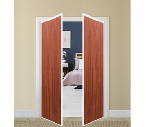 Nova Pivot Closet Doors - Style 01 | Panel Door | Swing Door | Sapele | Buy Doors Online
