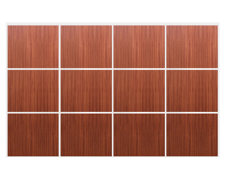Nova Sliding Closet Doors - Style 03 | Panel Door | Sapele