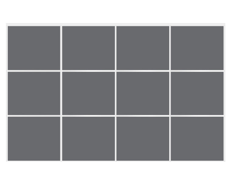 Nova Sliding Closet Doors - Style 03 | Glass Door | Silver Grey