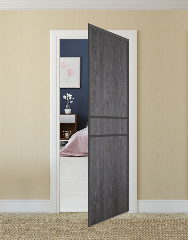 Nova Pivot Closet Doors - Style 07 | Panel Door | Swing Door | Swiss Elm