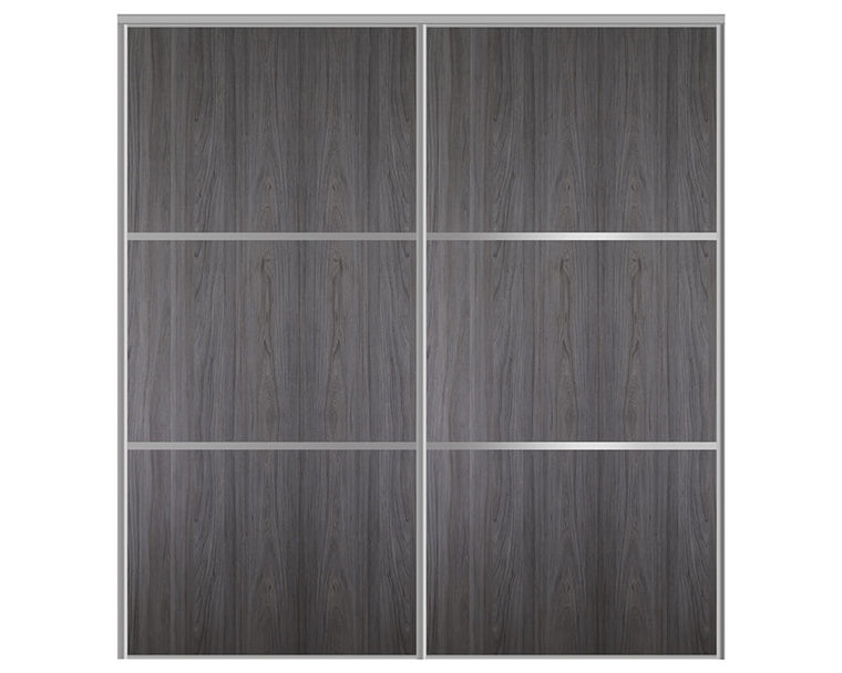Nova Sliding Closet Doors - Style 03 | Panel Door | Swiss Elm