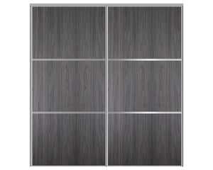 Nova Sliding Closet Doors - Style 03 | Panel Door | Swiss Elm | Buy Doors Online