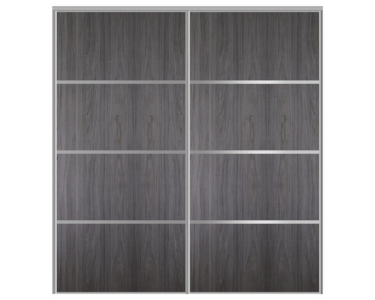 Nova Sliding Closet Doors - Style 04 | Panel Door | Swiss Elm