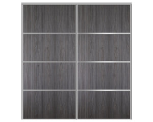 Nova Sliding Closet Doors - Style 04 | Panel Door | Swiss Elm  