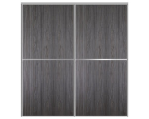 Nova Sliding Closet Doors - Style 02 | Panel Door | Swiss Elm | Buy Doors Online