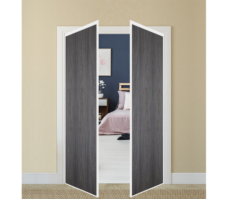 Nova Pivot Closet Doors - Style 01 | Panel Door | Swing Door | Swiss Elm